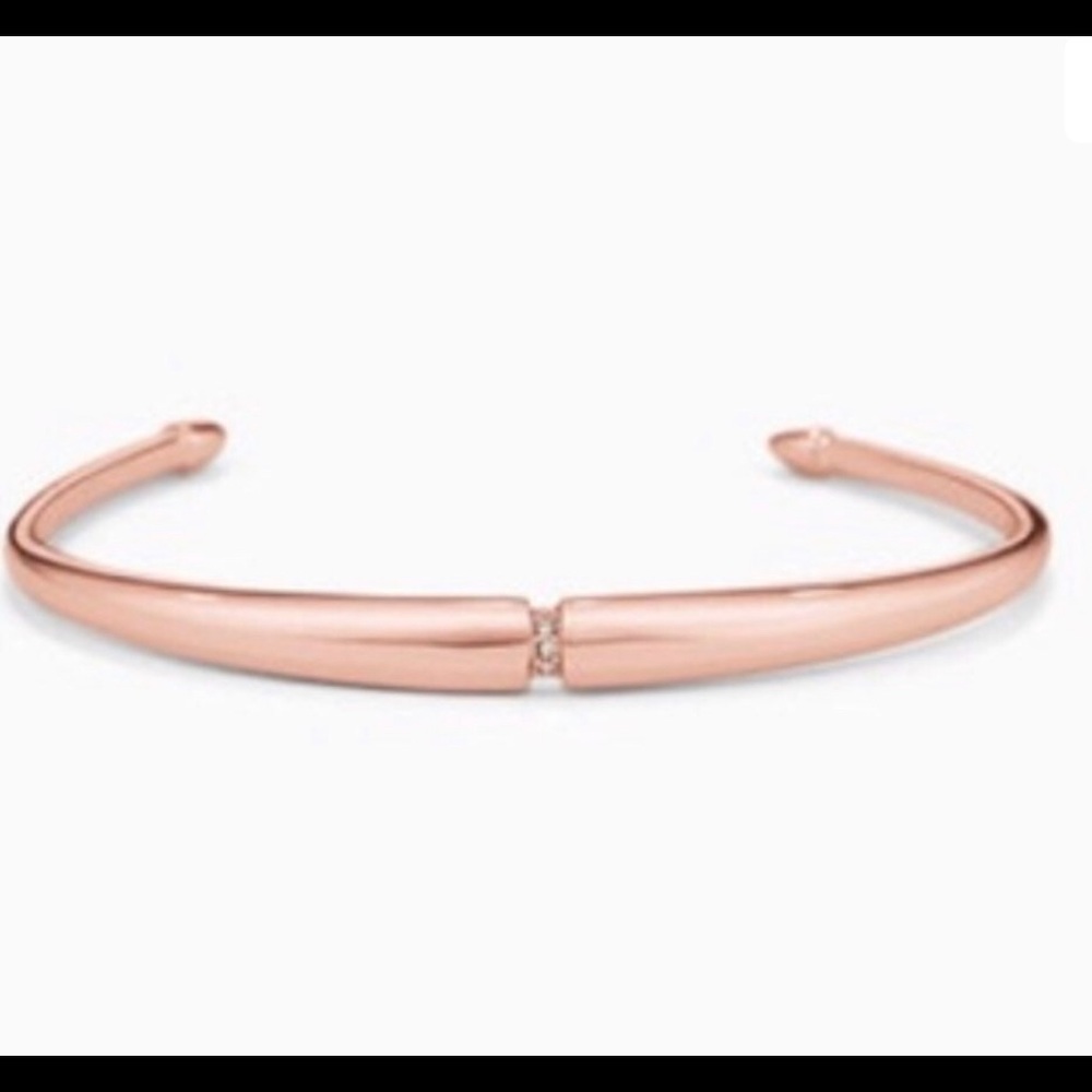 Stella & Dot Pave Inset Rose Gold Cuff